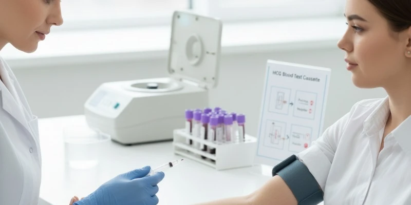 mujer haciendo test embarazo