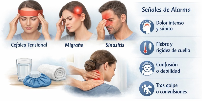 presión en la cabeza