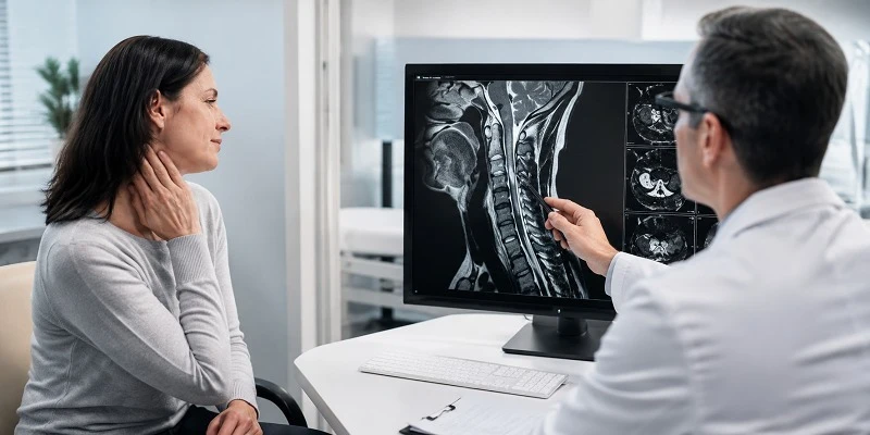 resonancia magnética cervical
