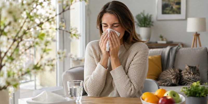 analítica de alergia