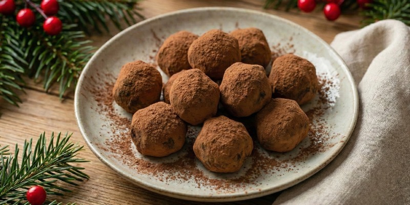 Trufas de aguacate y cacao puro