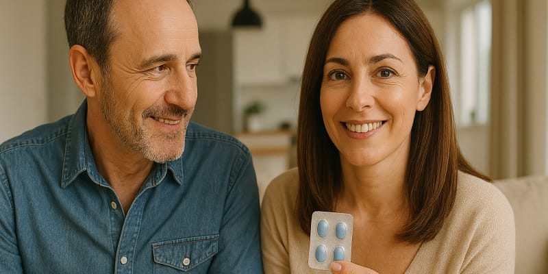 pareja con viagra